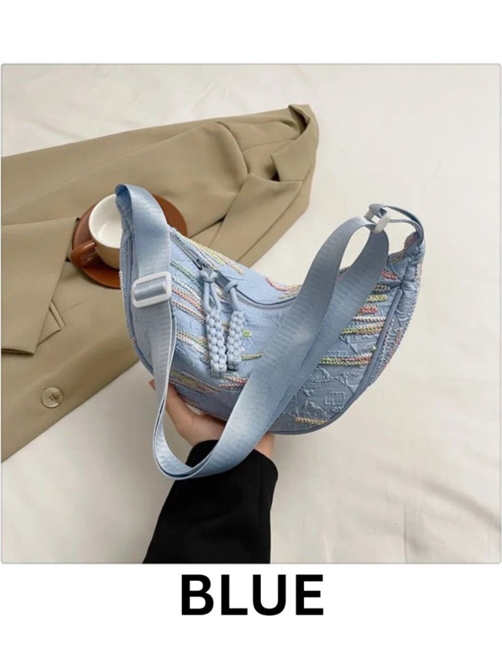 Small Nylon Crossbody Bag - Picture 2 of 11